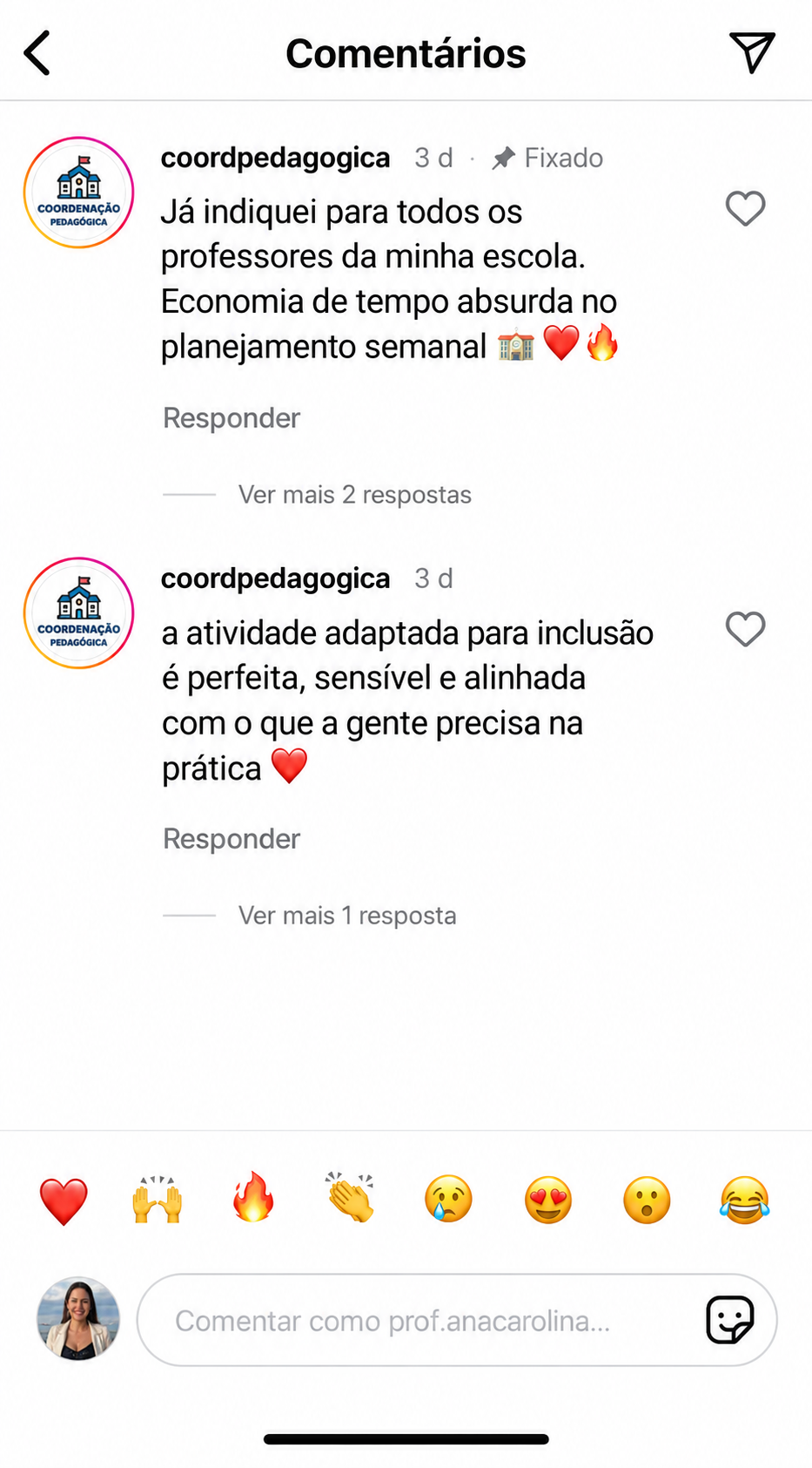 Depoimento de professor sobre o Planeja.IA