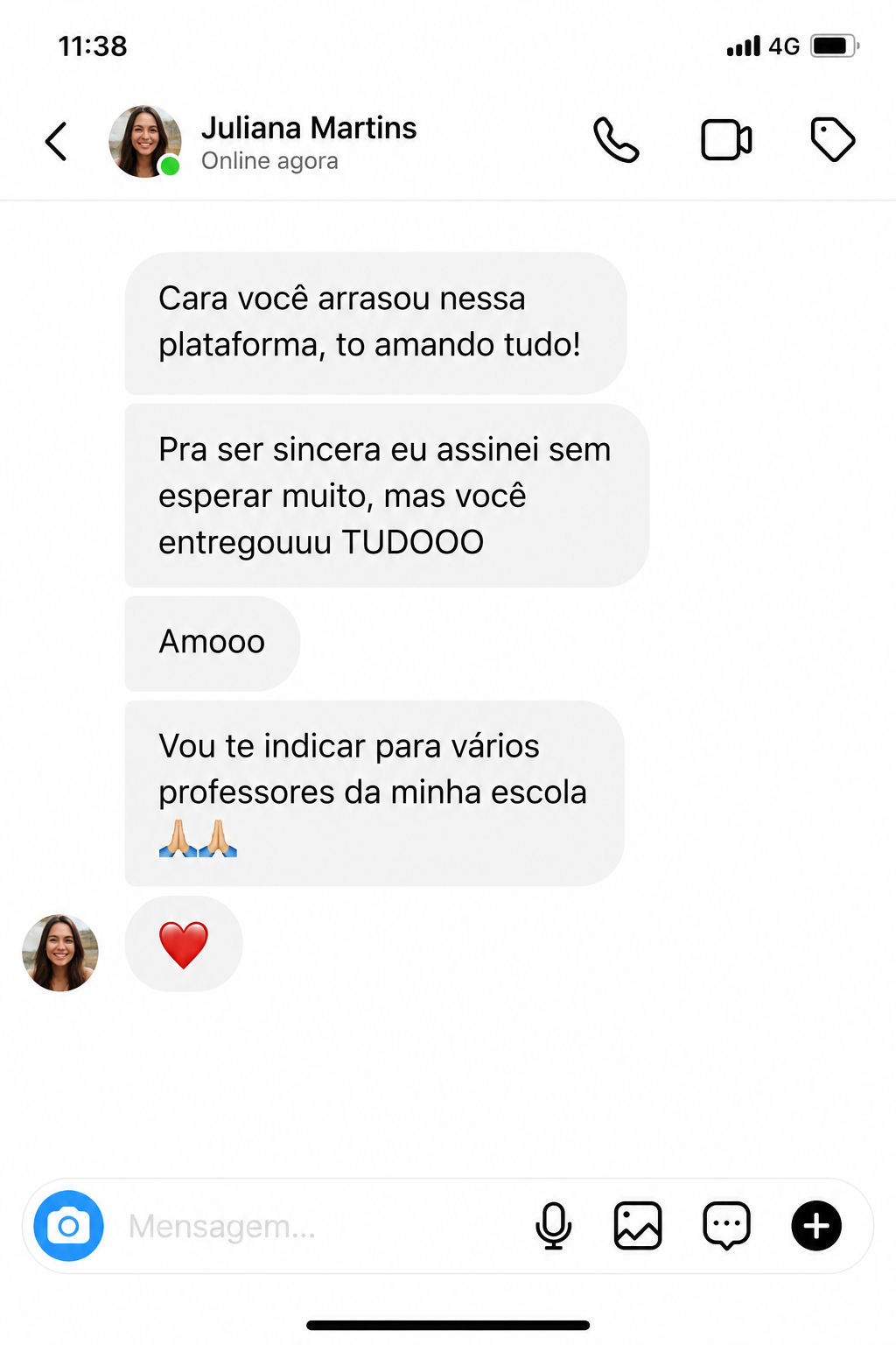 Depoimento de professor sobre o Planeja.IA